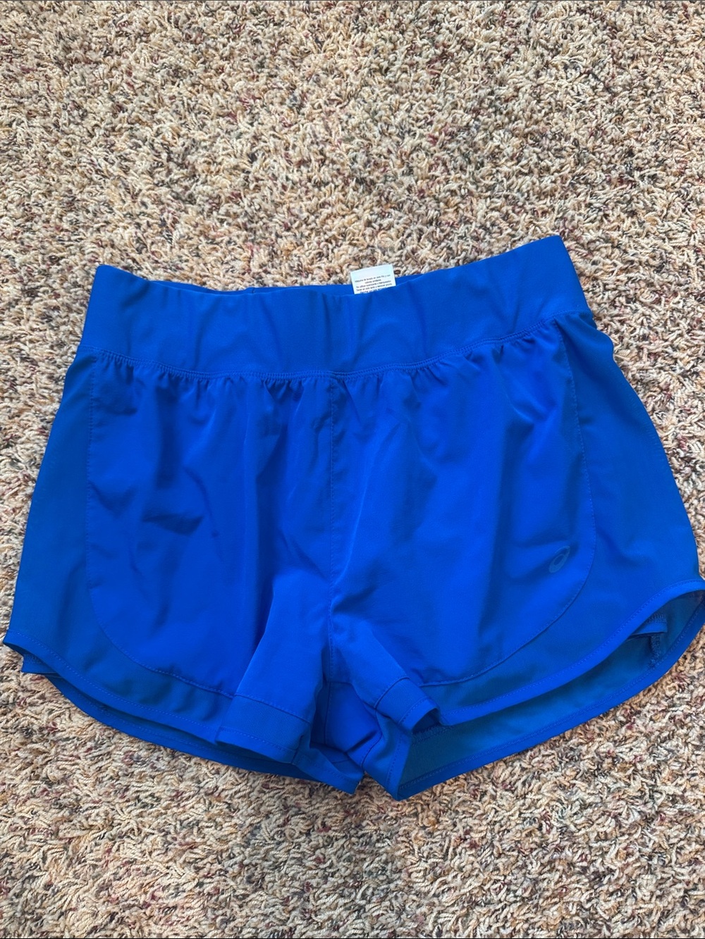 NWOT - Asics Women's Blue Athletic Running Shorts - M